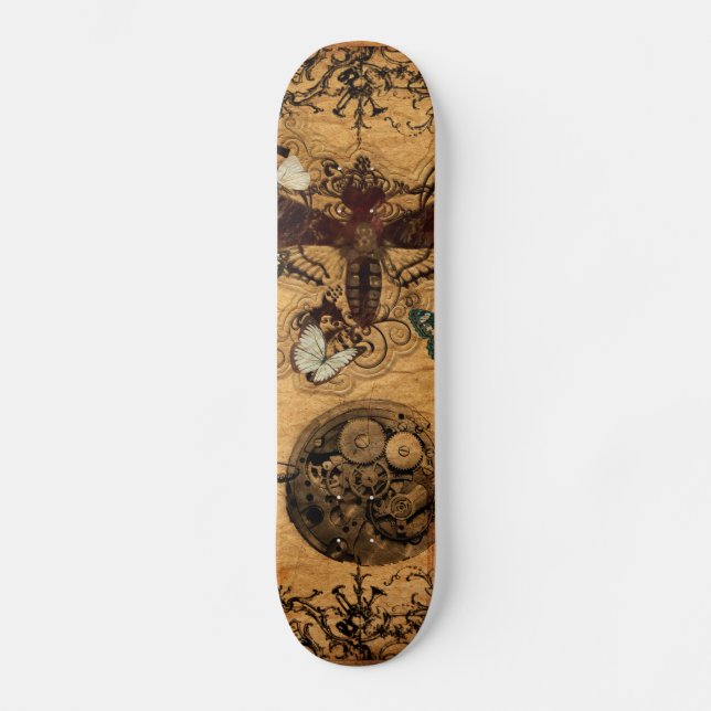 Skate Borboleta do Victorian de Steampunk do Grunge (Frente)