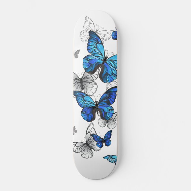 Skate Borboletas Azuis Morpho (Frente)