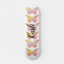 Borboletas Brilho Dourado Roxo Personalizadas