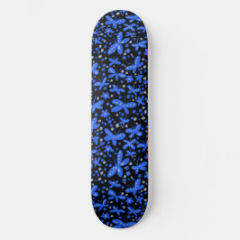 Skate Borboletas da Noite Azul