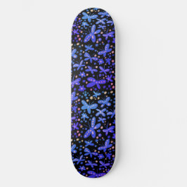 Skate Borboletas da Noite Azul
