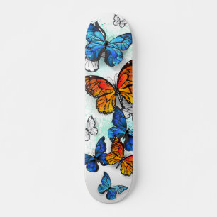 Skate Borboletas voadoras Morpho e Monarca