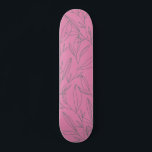 Skate Botânica rosa e verde<br><div class="desc">O perfeito pop de rosa e botânico neste skate brincalhão.</div>