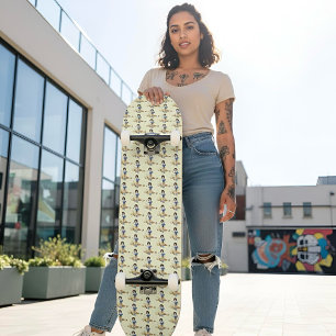 skate branco de neve