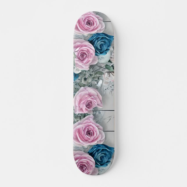 Skate Brick Shabby Nautica Branco majestoso rosa pálido (Frente)