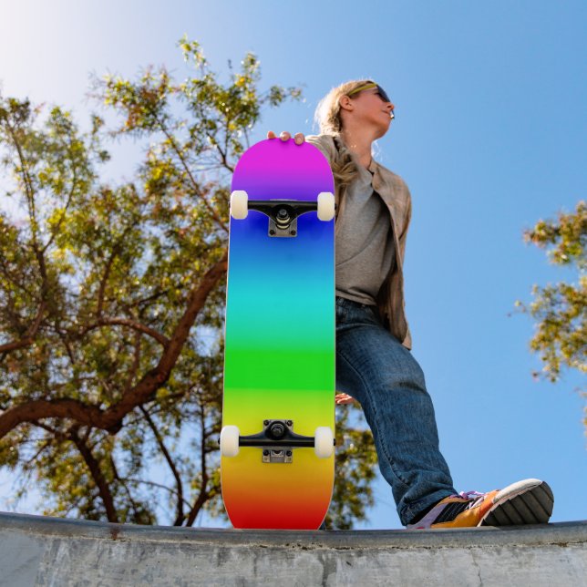 Skate Bright Rainbow Gradient (Ao ar livre 1)