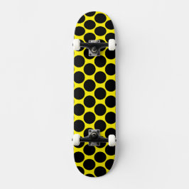 Skate Bright Yellow with Black Dot Style