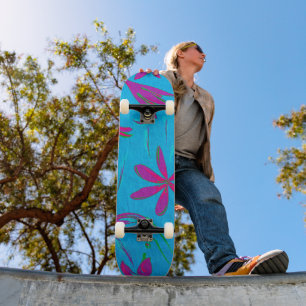 Skate Brisa Flor de Turquesa