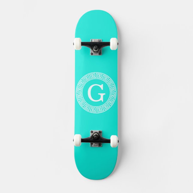 Skate Brt Aqua What Grego - Quadro-chave Grego - Monogra (Frente)