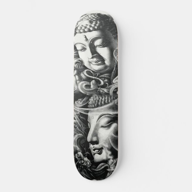 Skate Buda Dragon Krishna Prayer Deck (Frente)