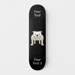 Skate Buldogue Branco