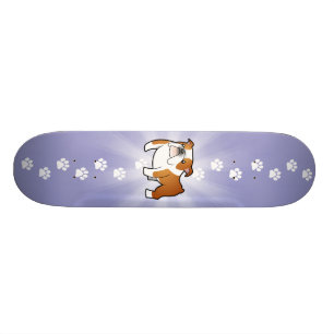 Skate Buldogue dos desenhos animados