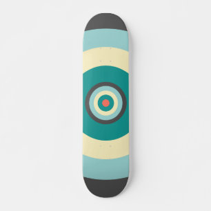 Skate Bullseye cinzento da combinação por Shirley Tayl