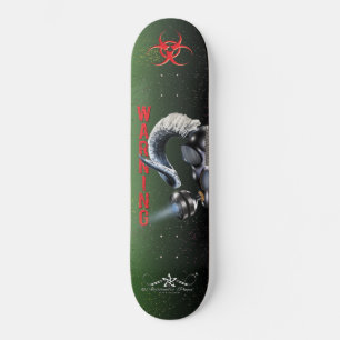 SKATE BW! ADVERTÊNCIA BIOHAZARD! CAVEIRA