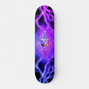 SKATE CABEÇA DE CRÂNIO GUERREIRO VÍKINGUE