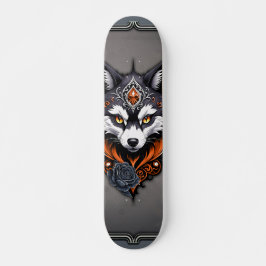 Skate Cabeça de lobo majestoso, terminada em profundidad
