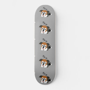 Skate Cachorro Boxer Adormecido Amante de Animais ZZZ An