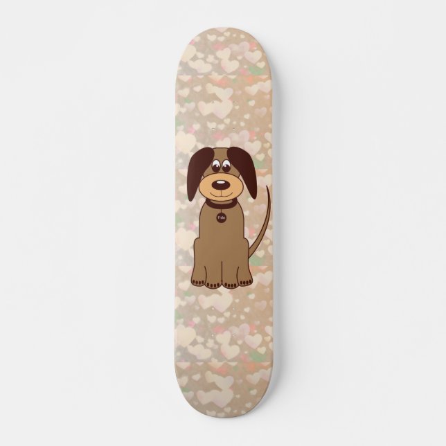 Skate Cachorro Castanho (Frente)