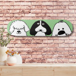 Skate Cachorro de Cartoon Gelado Design<br><div class="desc">Mostre seu amor por cachorros e pela cultura do skate com este adorável baralho rosa, apresentando uma trio divertida de filhotes de desenho animado! A design divertida e minimalista torna-a perfeita para amantes de cães, marinheiros de estimação e skatistas que querem um conselho único e atraente. As ilustrações ousadas de...</div>