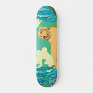 Skate Cachorro de estimação no parque