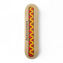 Cachorro Quente Comida Colorida Nome Personalizado
