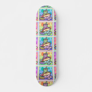 Skate - cachorro quente do pop art com