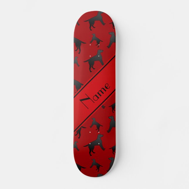 Skate Cães vermelhos conhecidos personalizados de (Frente)