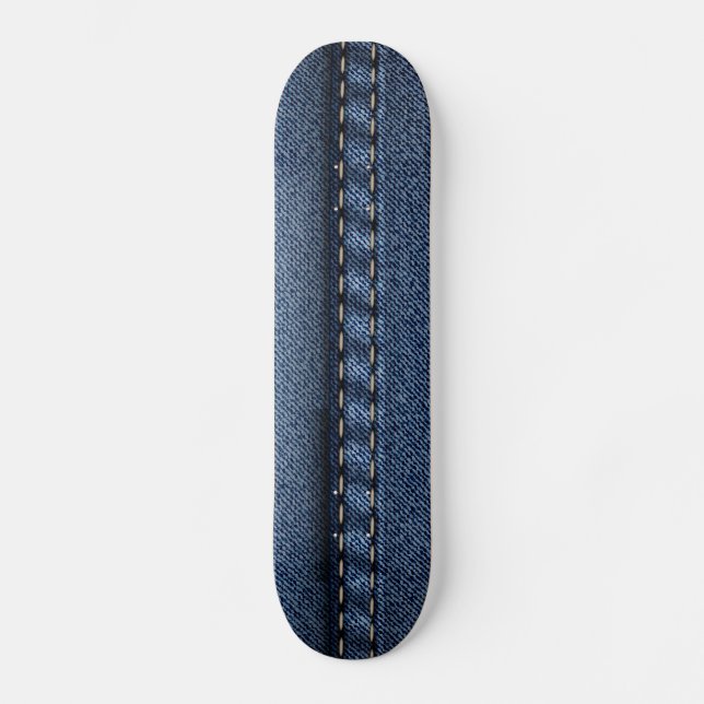 Skate Calças Jeans de Denim (Frente)