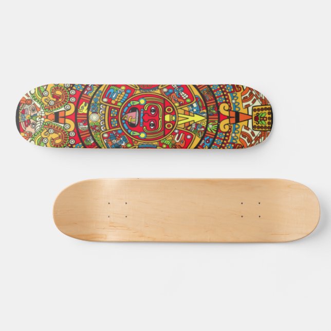 skate calendário asteca (Horz)