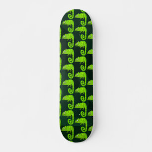 Skate Camaleão verde fofo