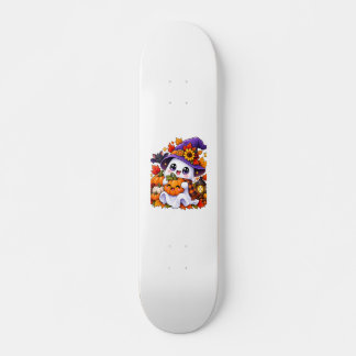 Skate Camisa de Abóbora de Cachorro Fantasma de Outono
