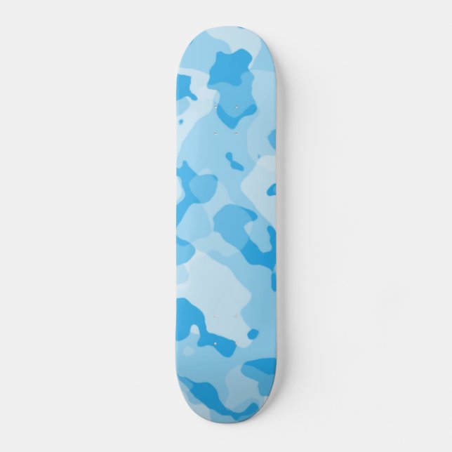 Skate Camo Azul Bebê; Camuflagem (Frente)