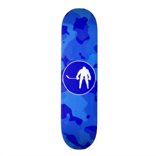 Skate Camo azul; Hóquei da camuflagem