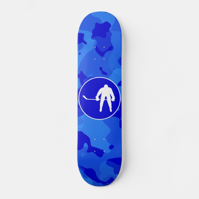 Skate Camo Azul; Hóquei em Camuflagem (Frente)
