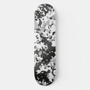 Skate Camo Branco Preto Cinza