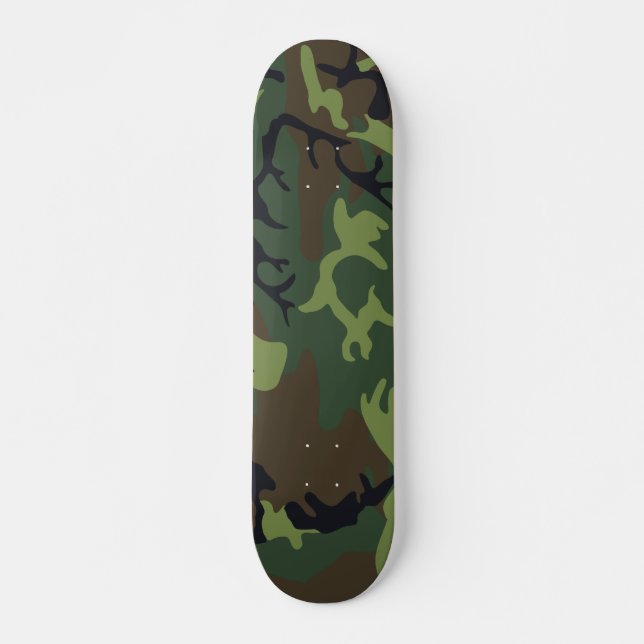 Skate Camo Militar Floresta Verde (Frente)