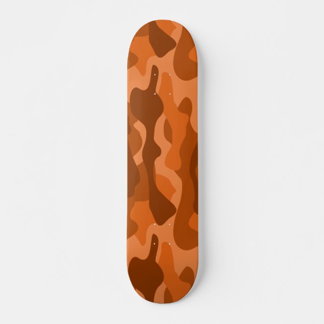 Skate Camo Monocolor Laranja Espanhol (Frente)