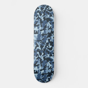 Skate Camuflagem Azul