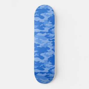 Skate Camuflagem Azul