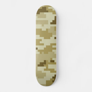 Skate Camuflagem/Camo do deserto de 8 Digitas do pixel