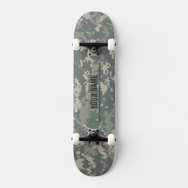 Skate Camuflagem da ACU do exército customizável (Frente)