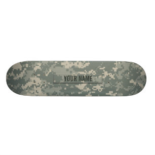 Skate Camuflagem da ACU do exército customizável