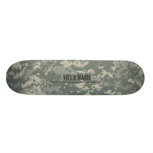 Skate Camuflagem da ACU do exército customizável
