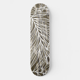 Skate Camuflagem de Fundo Botânico Seamless Bottom Lands