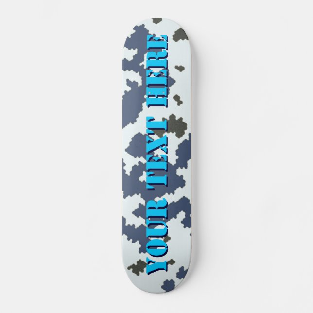Skate Camuflagem de inverno (Frente)