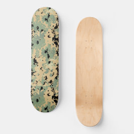 Skate Camuflagem Digital – Padrão de camuflagem Tan-Verd