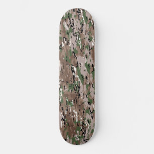 Skate Camuflagem Florestal Verde Bege