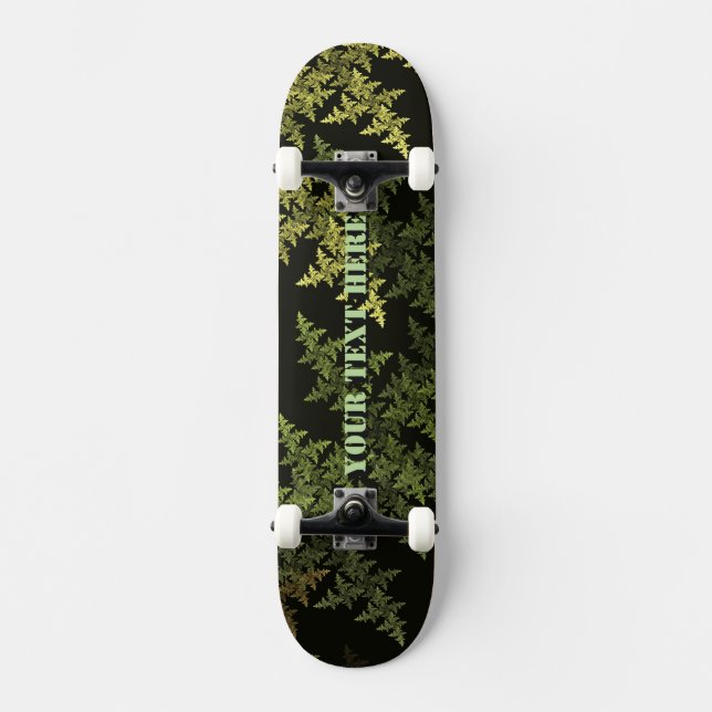 Skate Camuflagem Fractal (Frente)