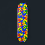 Skate Camuflagem Fundo Camo Arco-Íris<br><div class="desc">Este design pode ser personalizado escolhendo a opção personalizar para adicionar texto ou fazer outras alterações. Se este produto tiver a opção de transferir o design para outro item, ajuste o design para o ajustado, se necessário. Entre em contato comigo em colorflowcreations@gmail.com se desejar usar este design em outro produto...</div>