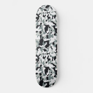 Skate Camuflagem Poeira de Neve